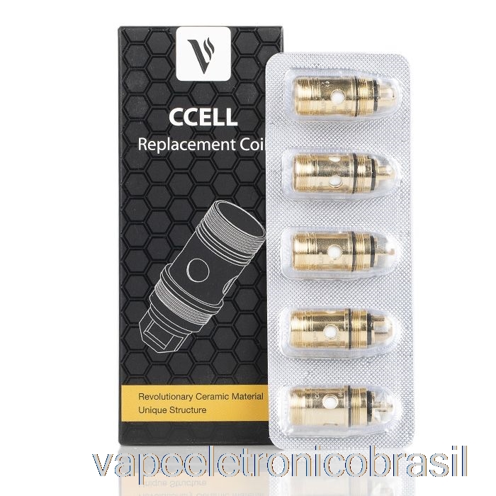 Vape Recarregável Vaporesso Ccell Bobinas De Substituição De Cerâmica 0,6ohm Ss316l